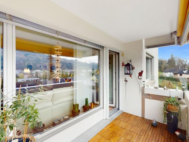 Ruhige Wohnung mit fantastischer Aussicht