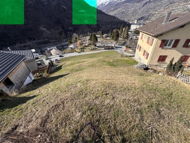 Ruhiges 0 Zimmer Baugrundstück mit Entwicklungspotenzial, Visp