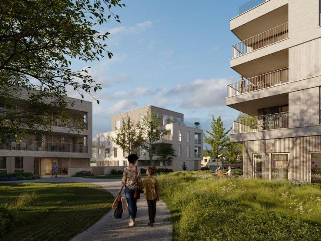 Ruim nieuwbouwappartement met terras en 3 slaapkamers in Pr