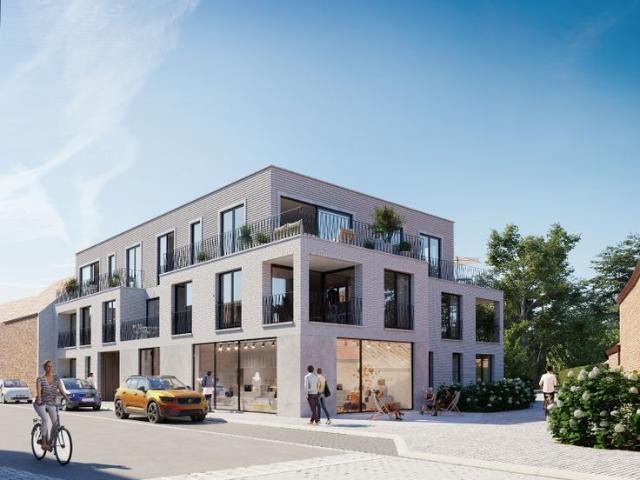 Ruim doorzonappartement op het gelijkvloers