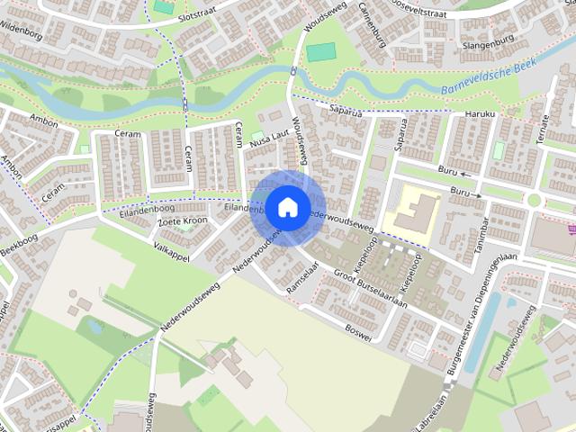 Ruime 2 onder 1 kapwoning met 5 slaapkamers en grote tuin in Barneveld.