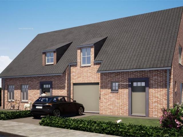 Ruime 3 slaapkamer nieuwbouwwoning in landelijke bouwstijl met garage te Eernegem