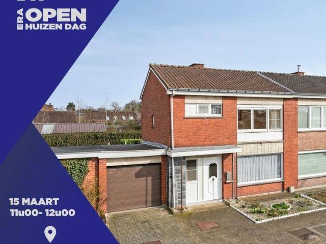 Ruime 3 slpk woning met garage en tuin