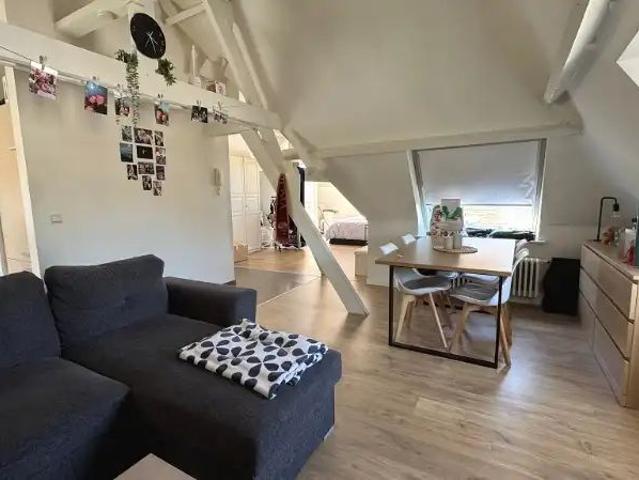 Ruime en kwaliteitsvol afgewerkte studio in loftstijl te huur in Brugge