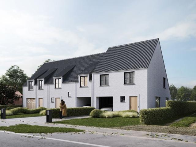 Ruime, energiezuinige halfopen nieuwbouwwoning te Eernegem