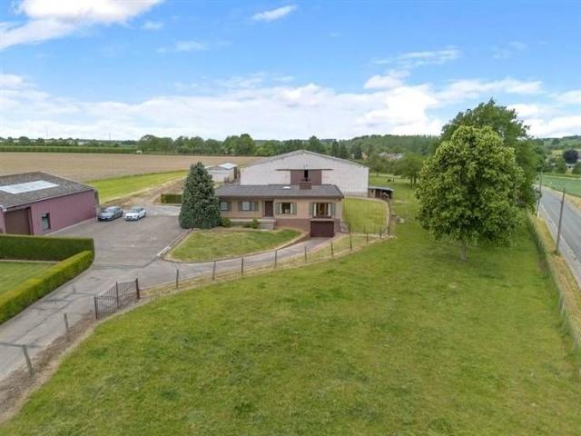 RUIME GEZINSWONING MET LOODS EN WEIDE OP 1,1 HECTARE IN HET