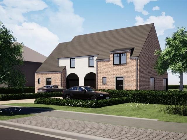 Ruime halfopen bebouwing met landelijke verzichten te Torhout