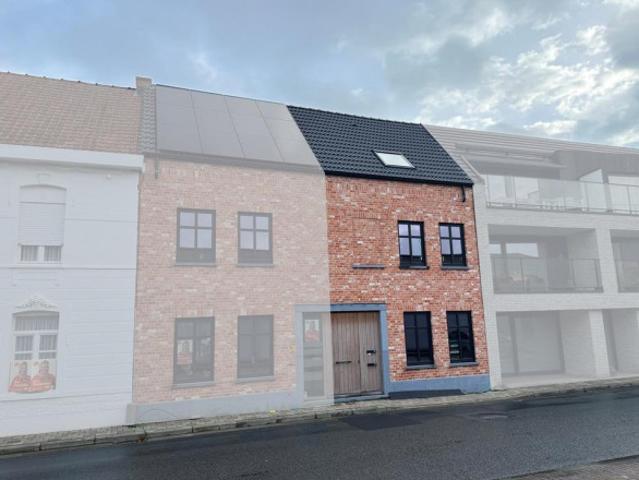 Ruime nieuwbouwwoning met garage en uitweg achteraan te Desselgem