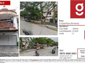 Ruko dijual di Gayamsari, Semarang