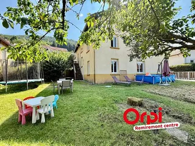 Rupt sur Moselle 88360 Achat / Vente maison 8 pièces t8 jardin cave