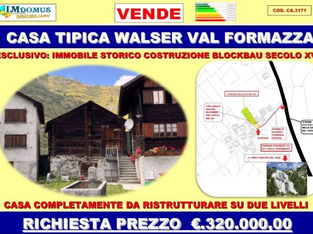 Rustico / Casale in vendita a Formazza VB