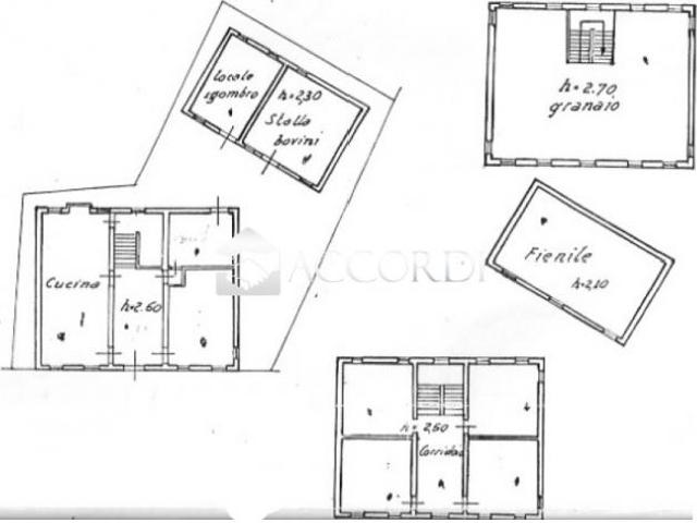 RUSTICO di 11 vani e di 910 mq PAESE rif. SW128