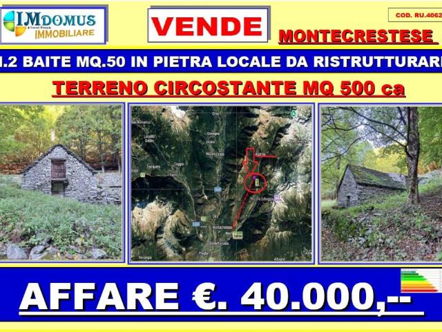 Rustico/casale/corte in vendita a Montecrestese