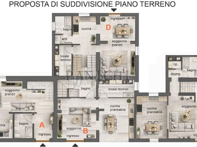 Rustico/casale/corte in vendita ad Asciano via Grandi