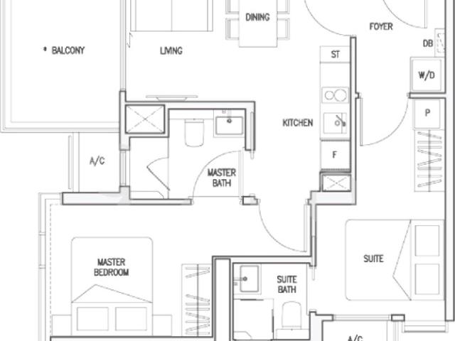 RV Altitude Condominium For Rent, $5,200, 2 Bed 2 Bath 635 sqft $8.19 psf