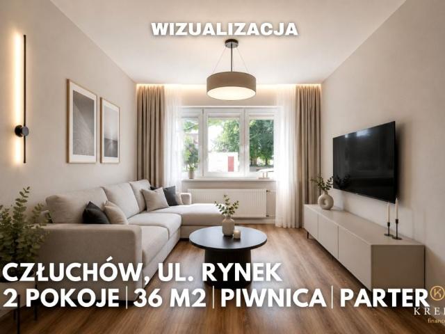Rynek 36,45 m², Człuchów