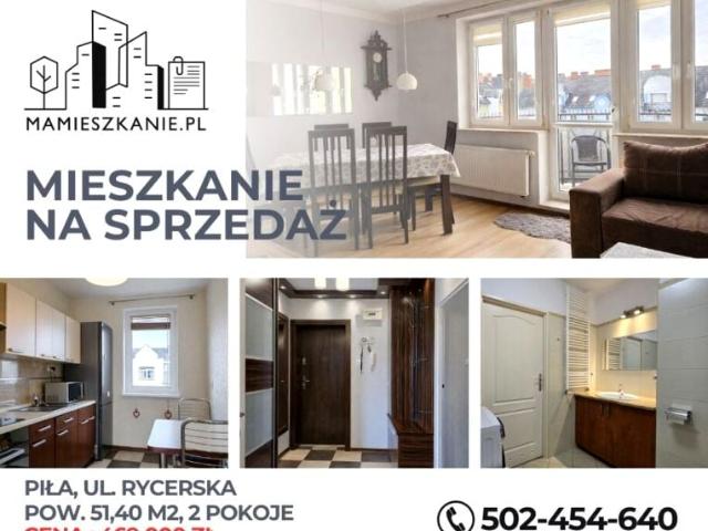 Rycerska 51,40 m², Piła