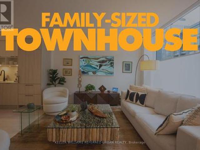 S134 180 Mill Street, Toronto, ON, M5A 0V6 townhouse for sale | Listing ID C11986 | Royal LePage