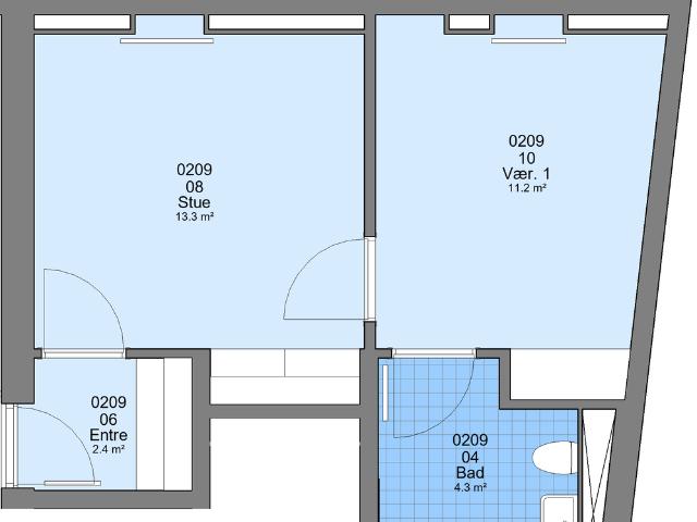 Søndergade, 2 F, 2.tv 6200, Aabenraa