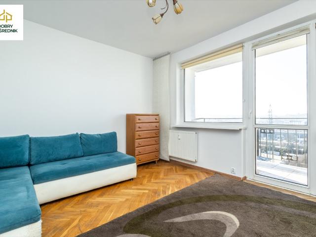 Słoneczne 3 pokoje z dużym balkonem, blisko SKM