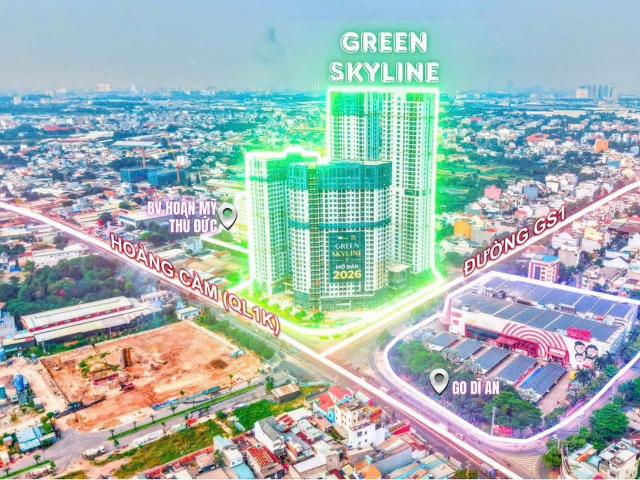 Sở hữu căn hộ 2PN Green Skyline Vị trí vàng, chính sách thanh toán cực hấp dẫn Full nội thất