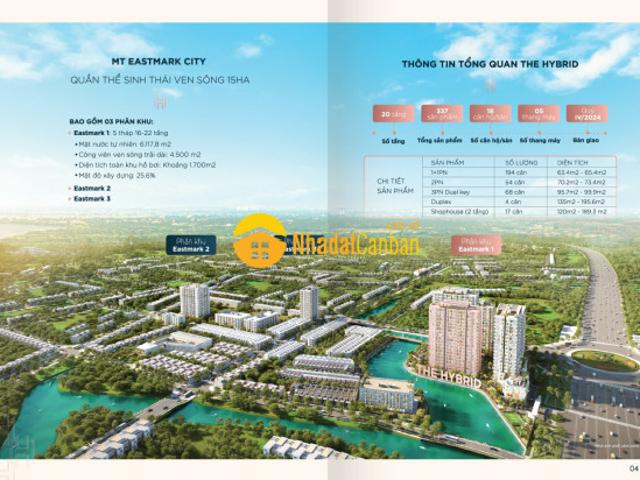 Sắp nhận nhà cần sang nhượng căn mt eastmark city
