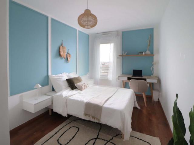 Scandinavian 14 m² bedroom to rent in coliving in Lille LIL06