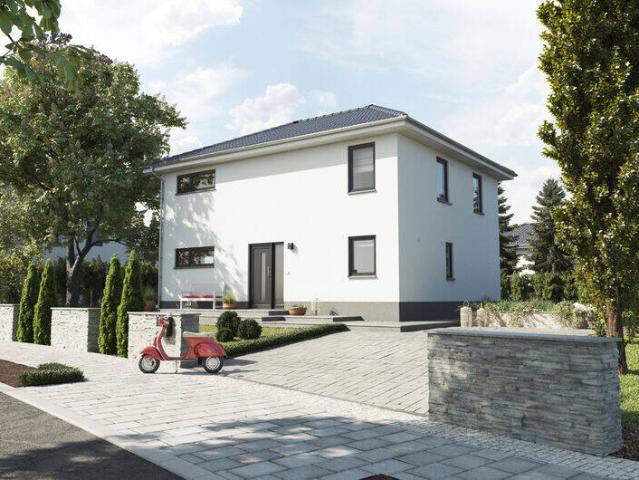 Schick und gradlinig die perfekte Form zum stadtnahen Wohnen