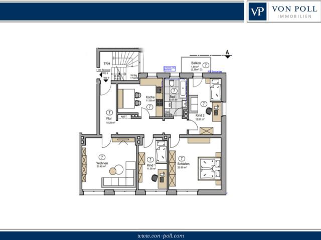 Schicke 4 Zimmer Wohnung zuverlässig vermietet