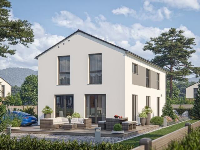 Schlankes QNG Haus optimal für schmale Grundstücke!