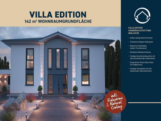 Schlüsselfertige Villa in Massivbauweise inkl. Grundstück