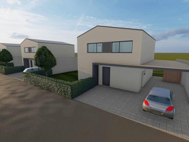 Schlüsselfertiges Neubau Einfamilienhaus 110 m² mit Grünbereich und Carport in Güssing