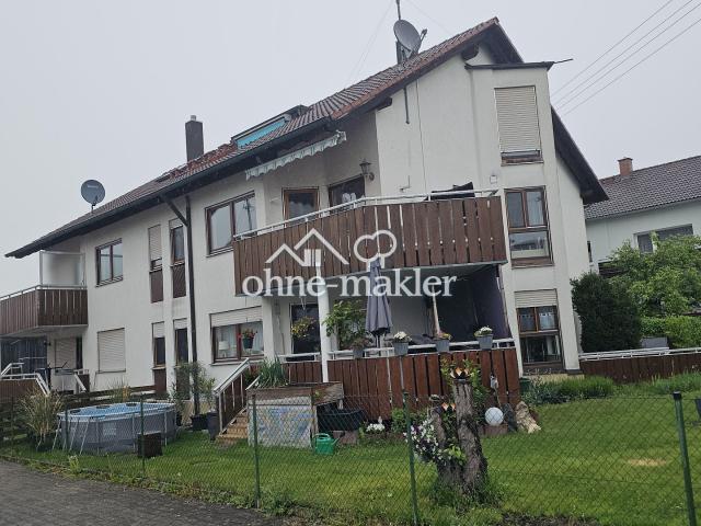Schöne 3 Zimmer Wohnung mit Balkon und Garage in Senden Mitte, ruhige Lage