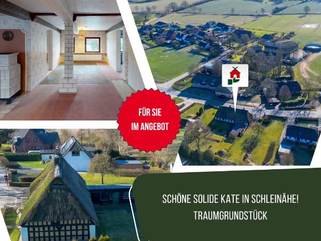 Schöne solide Kate in Schleinähe! Traumgrundstück