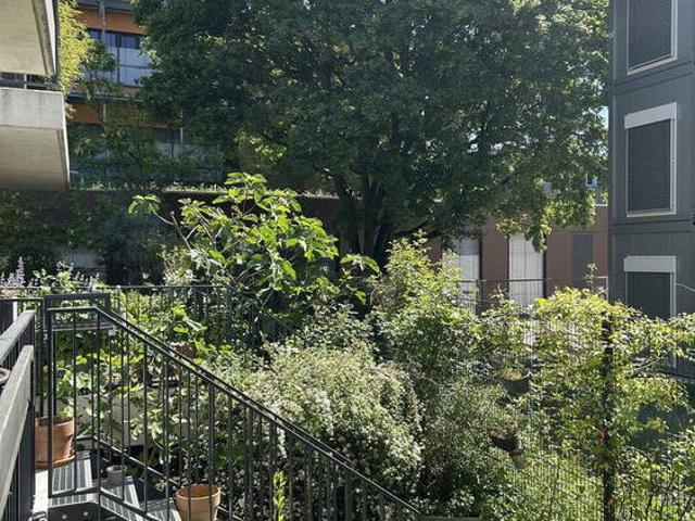 Schöne, ruhige 3 Zimmerwohnung HochpaterreSouterrain mit Balkon und kleinem Garten