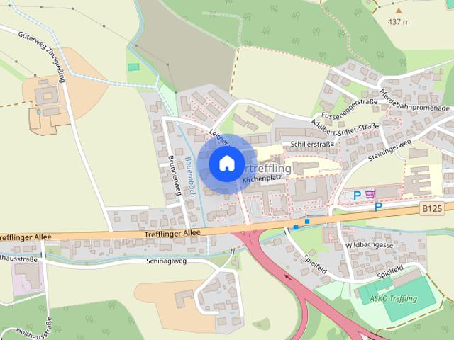 Schöne Wohnung mit Loggia und Parkplatz