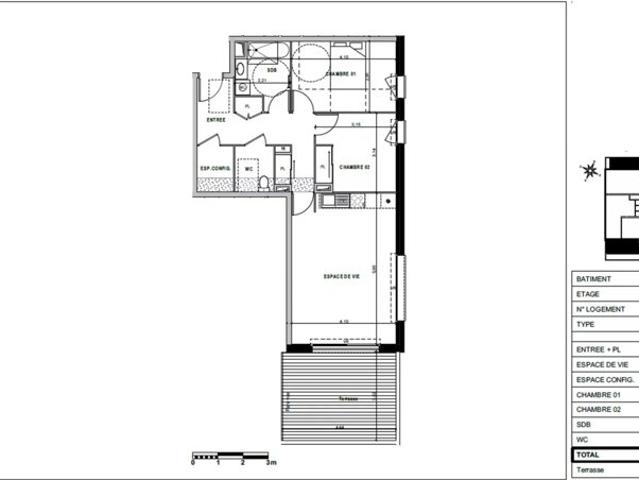 Sciez Appartement 3 pièces 67,09 m2