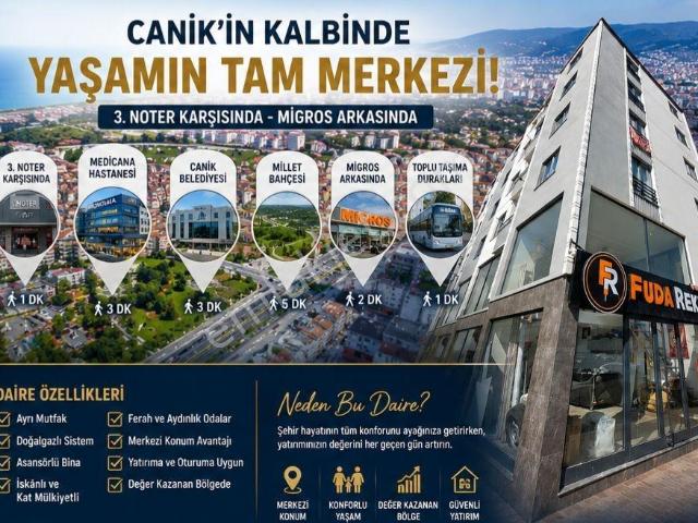 Samsun Canik Gerçekten Yaşa Satılık 2+1 Sıfır Daire