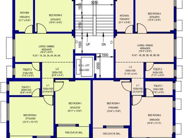 Santoshpur 3 BHK Apartment For Sale Kolkata