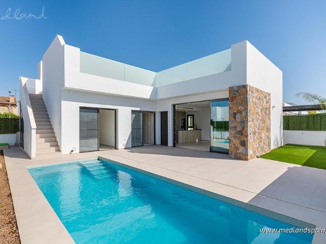 Nowoczesna villa z basenem i solarium w San Javier