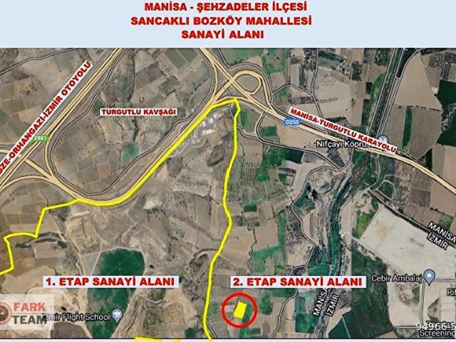 SANCAKLI BOZKÖYDE SANAYİ İMARLI CAZİP SATILIK ARSA