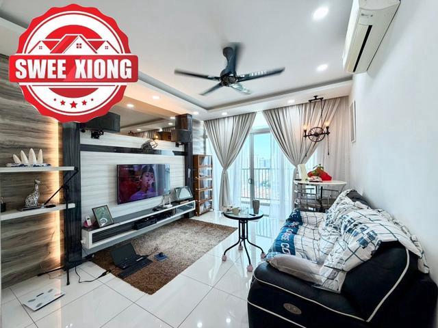 SANDILAND CONDO 1338sf 3CP FULLY RENO FURNISH JELUTONG KEY ON HAND