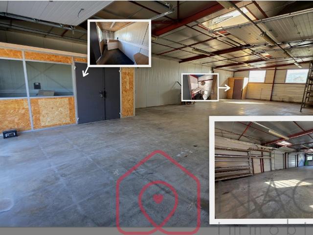 SANDILLON local double peau de 160m2 idéalement située