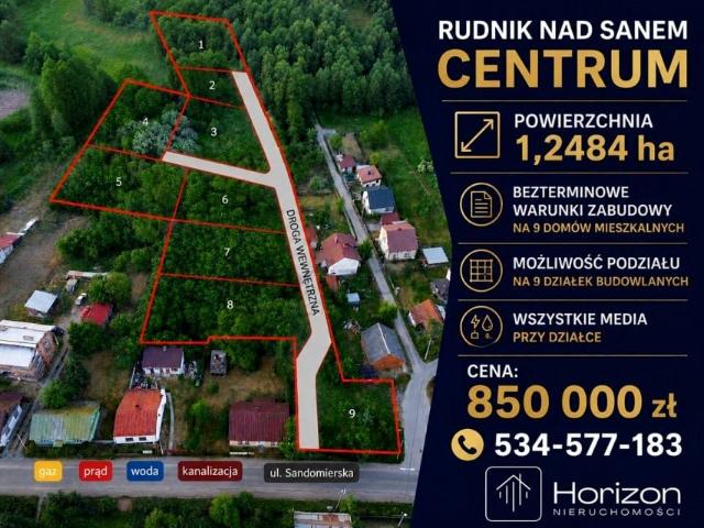 Sandomierska 37 12 484 m², Rudnik nad Sanem