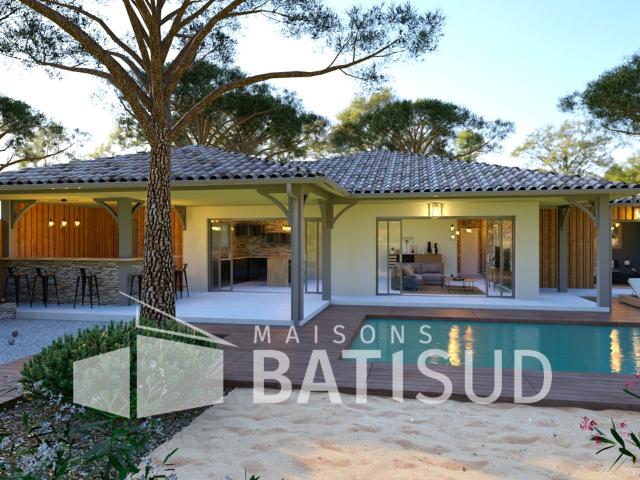 SANGUINET Magnifique Terrain de 1380m² + Villa de 105m²
