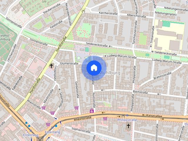 SANIERTE 2 ZIMMER KÜCHE BAD BALKON NÄHE ENTENFANG