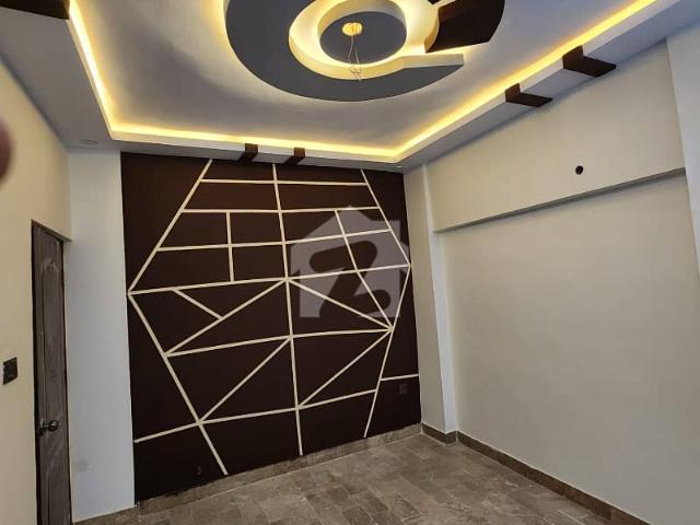 Safa residency | 1st floor | with extra land /balcony | 24 hrs sweet water | road facing | near bacha party | 2bed dd | lift & basement parking | bank loan applicable