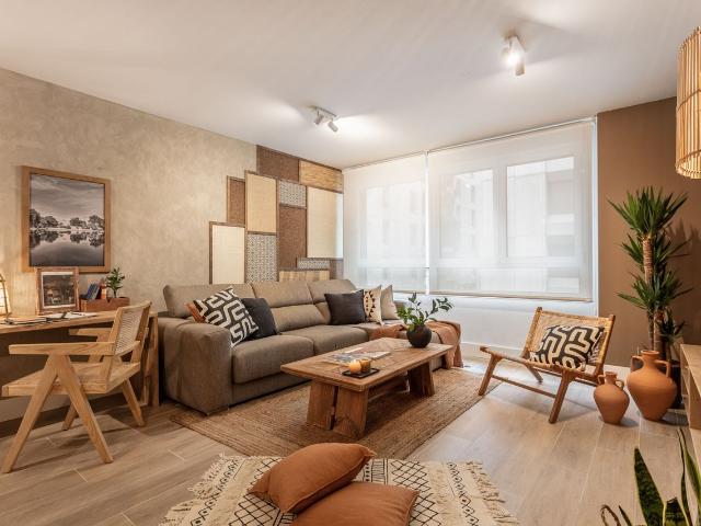 Saharan Inspired 2 Bedroom Apartment with Large Private Terrace and Dual Workspaces, Madrid Amsterdam Apartments for Rent
