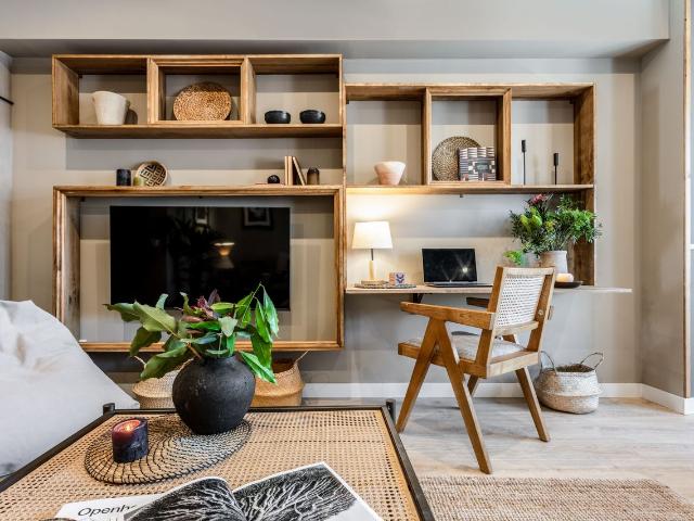Saharan Inspired 3 Bedroom Masterpiece with Terrace and Office in Almagro, Madrid Amsterdam Apartments for Rent