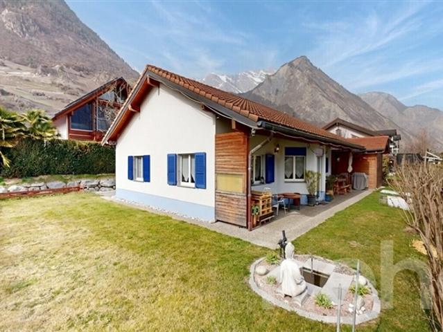 Saillon – Familienvilla, großer Garten und Expansionspotenzial